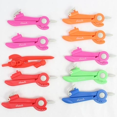 Lot of 10 Colorful Plastic 6" Compasses Drafting Tools 9 From It's Academic