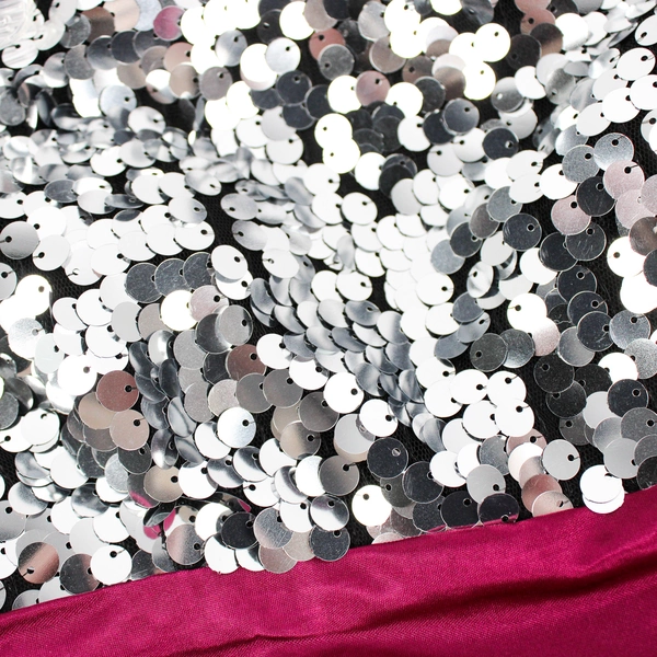 Speechless Strapless Short Dress Junior Size 13 Black Maroon Silver