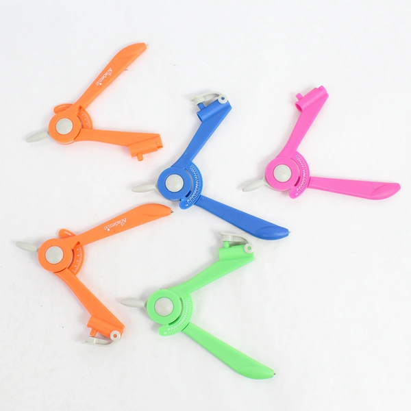 Lot of 10 Colorful Plastic 6" Compasses Drafting Tools 9 From It's Academic