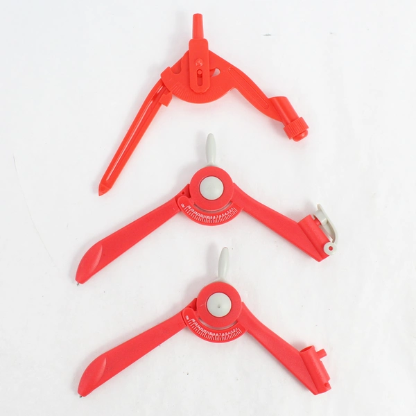 Lot of 10 Colorful Plastic 6" Compasses Drafting Tools 9 From It's Academic