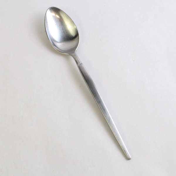 Set of 2 Stanley Roberts Astro 7" Stainless Steel Oval Teaspoons Flatware