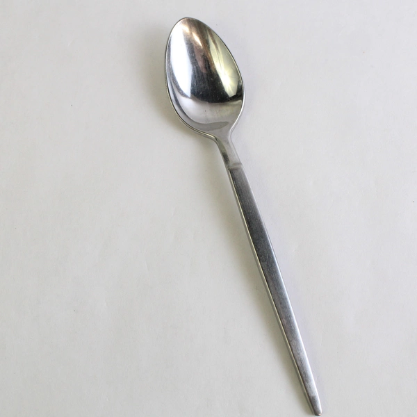Set of 2 Stanley Roberts Astro 7" Stainless Steel Oval Teaspoons Flatware