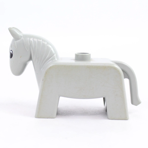 Vintage Lego Group Gray Horse Donkey Figure 3.5"