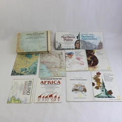 Lot of 12 Vintage National Geographic Maps 1955-1986 Collectible Maps