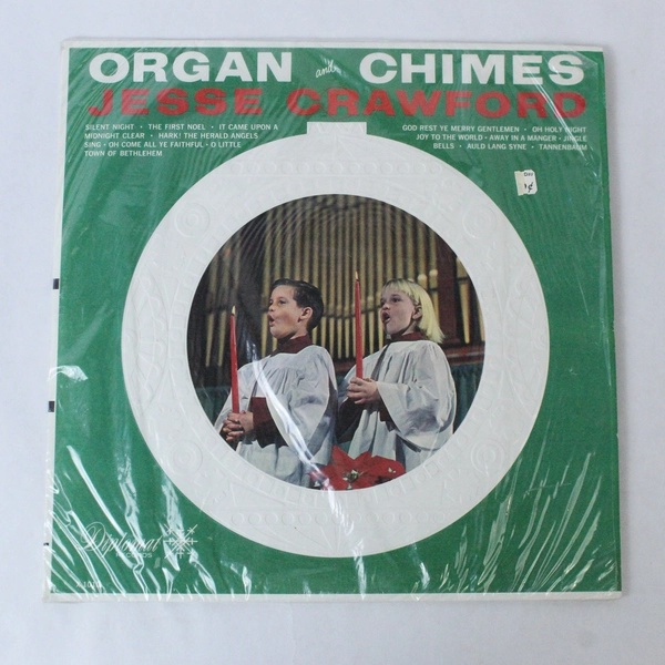 Jesse Crawford Organ And Chimes Christmas 12in Vinyl LP Diplomat Records 1962