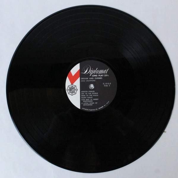 Jesse Crawford Organ And Chimes Christmas 12in Vinyl LP Diplomat Records 1962