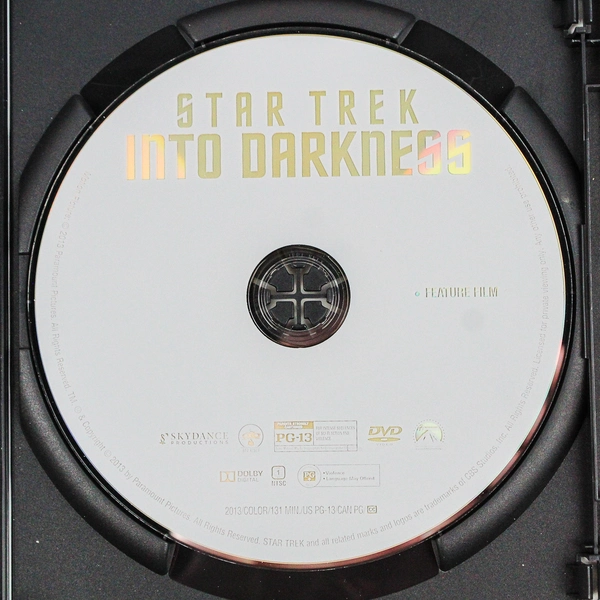 Star Trek into Darkness DVD 2013 Directed By J. J. Adams