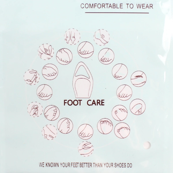 Lot Of 5 Pairs of Beige Anti Wear Paste Heel Pads Original Plastic Bags