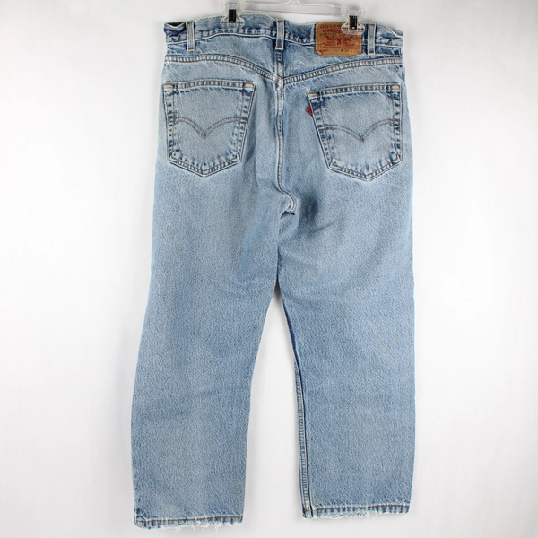 Levi's Men's 34x29 Regular Fit Straight Leg Blue Jeans Denim Pants