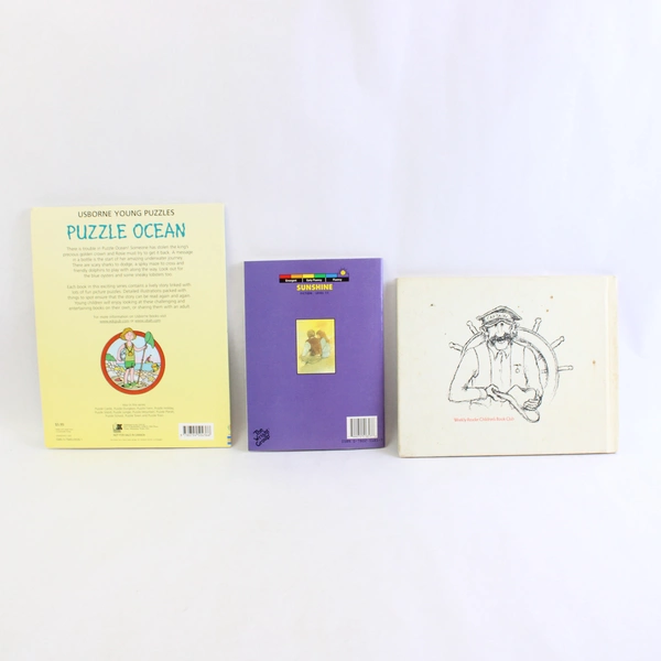 Lot Of 3 Kids Bks: Puzzle Ocean, Mr. Yowder & The Steamboat, Stranger By The Sea
