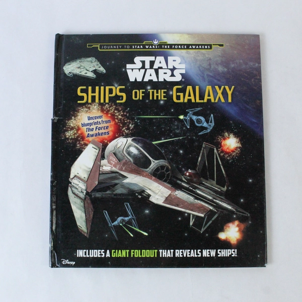 Star Wars Ships of the Galaxy Hardcover Book 2015 - Pre-Owned, Spine Damage