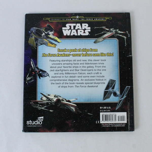 Star Wars Ships of the Galaxy Hardcover Book 2015 - Pre-Owned, Spine Damage