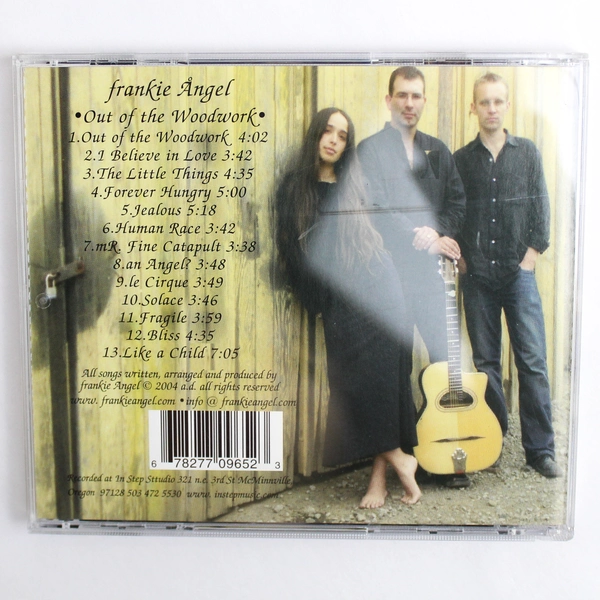 Frankie Angel Out of the Woodwork Audio Music CD 2004