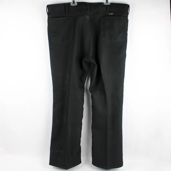 Wrangler Men's Black Straight Fit Pants Size 44x30 