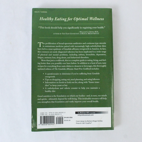 The Candida Albicans Yeast-Free Cookbook by Pat Connolly, 2000, Pre-Owned