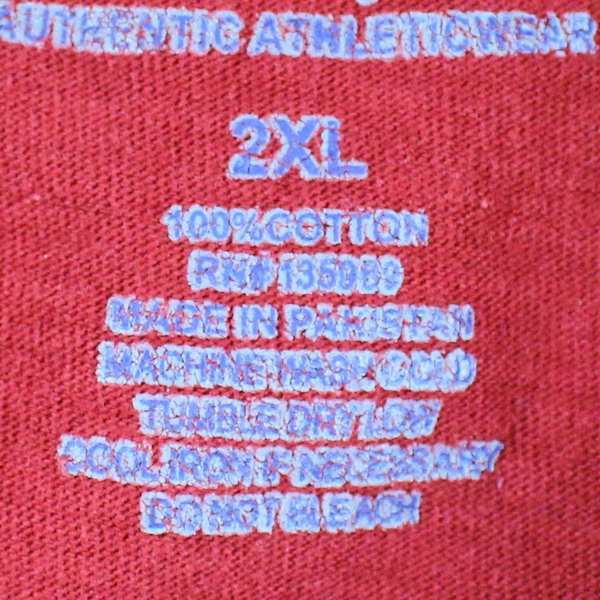 Champion Men's 2XL Red Short Sleeve T-Shirt Athletic Casual Top