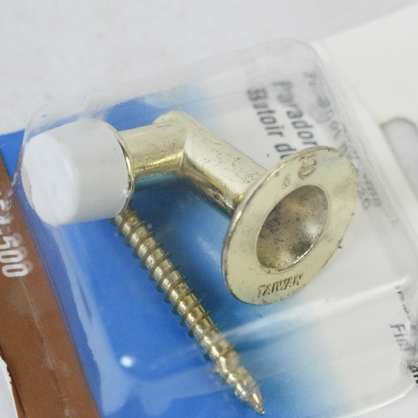 New National Floor Door Stop N154-500 V233 Brass Die-Cast Zinc