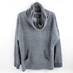 Sonoma Life+Style Women's XL Gray Cowl Neck Long Sleeve Sweatshirt
