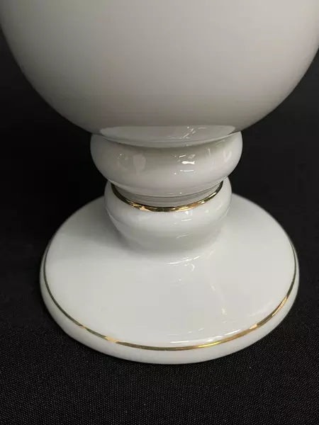 Lot of 2 Royal Crown Elegante Footed Coffee Espresso Cups Gold Trim