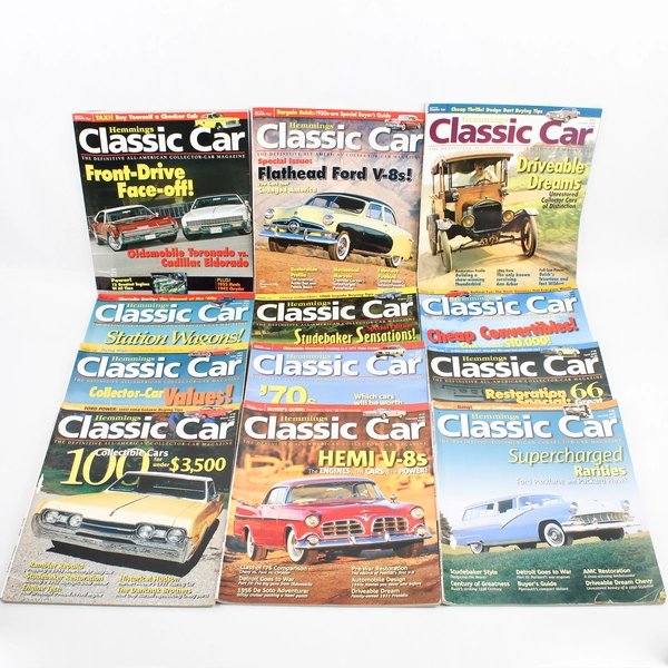 Lot of 12 Hemmings Classic Car Magazines 2006 All 12 Issues