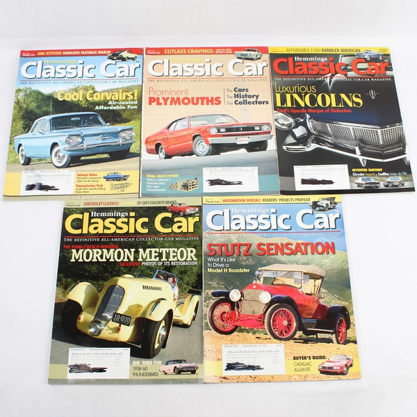 Lot of 11 Hemmings Classic Car Magazines 2007 Missing July Issue