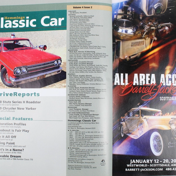 Lot of 11 Hemmings Classic Car Magazines 2007 Missing July Issue