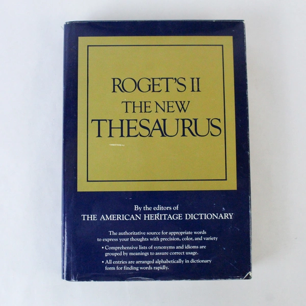 Roget's II The New Thesaurus 1980 HC with Dust Jacket - Pre-Owned, Some Wear