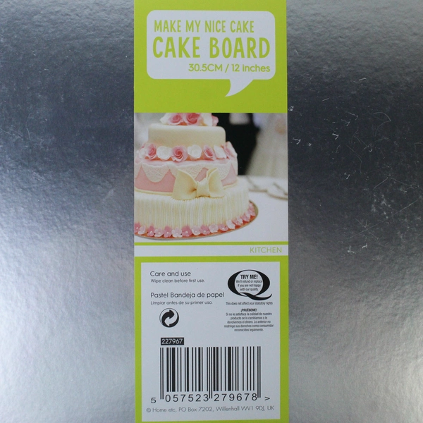 Lot of 2 Cake Boards 12" & 2 Packs 10" Heart Doilies for Baking Decor