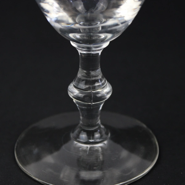 Vintage Libbey Georgian Crystal Claret Wine Glass 4 7/8" Clear Stemware Glass