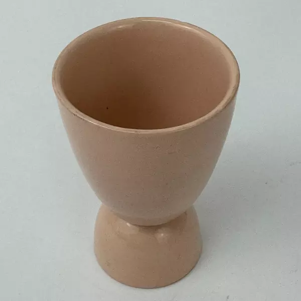 Vintage Grindley England Peach Petal Ceramic Double Ended Egg Cup