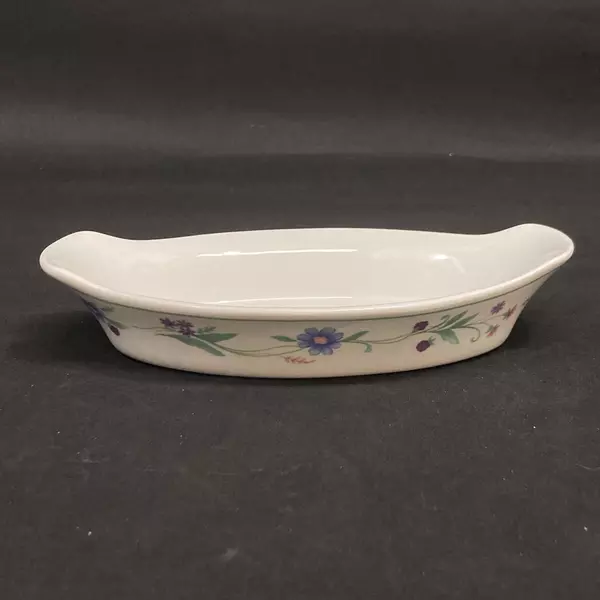 Set Of 2 Oneida Porcelain Ava Au Gratin Bowls 8 Inch