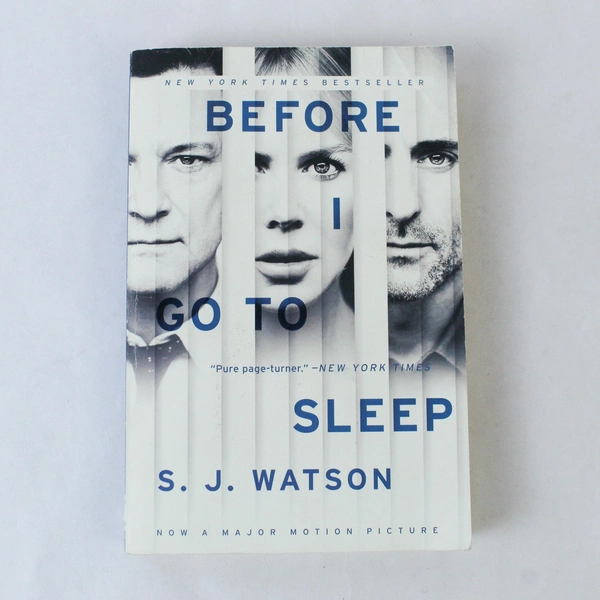 Before I Go to Sleep Book by S.J. Watson 2014 Movie Tie-In Pre-Owned