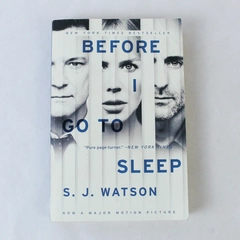 Before I Go to Sleep Book by S.J. Watson 2014 Movie Tie-In Pre-Owned