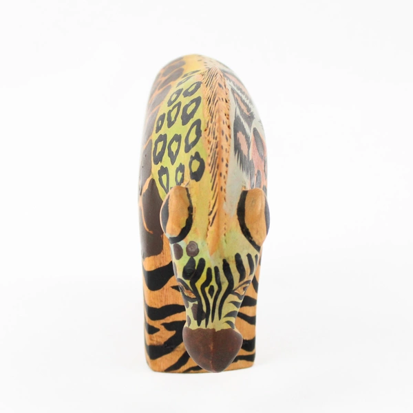 Swahili Imports Hand Carved And Painted Wooden Animal Figurine 