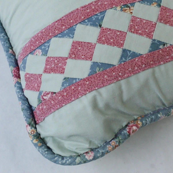 Feather Throw Pillow with 2 Handmade Zipper Covers - One Flawed