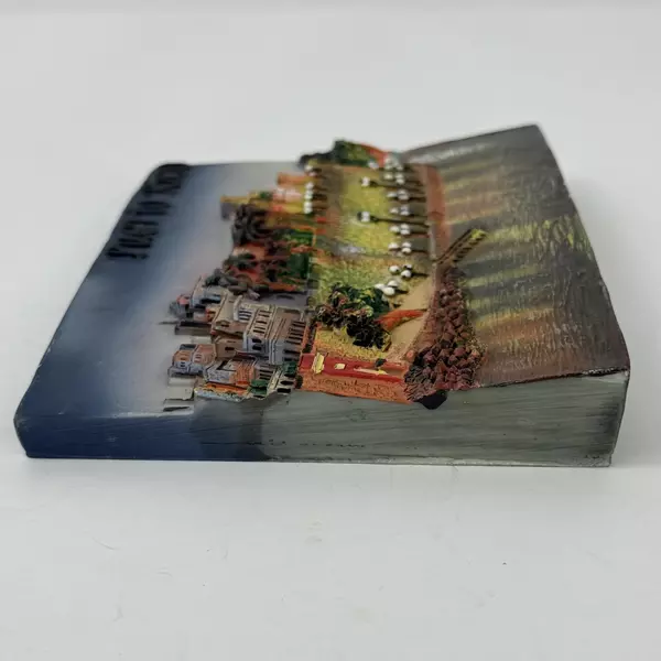 2004 Ocean Trading Co Puerto Rico Resin Raised Relief Landscape Plaque