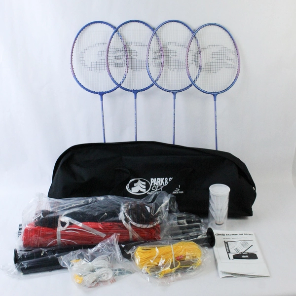 Park And Sun Sports Outdoor Badminton Sport Set Rackets Net Shuttlecocks