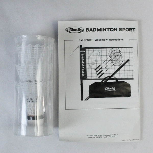 Park And Sun Sports Outdoor Badminton Sport Set Rackets Net Shuttlecocks