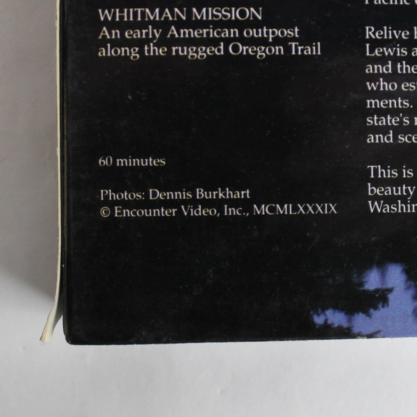 Washington Parks and Forests 1989 VHS by Encounter Video Inc