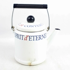 Vtg Fuji Esprit d'Eternel Contempler Metal Tea Kettle Coffee Pot With Handle Lid