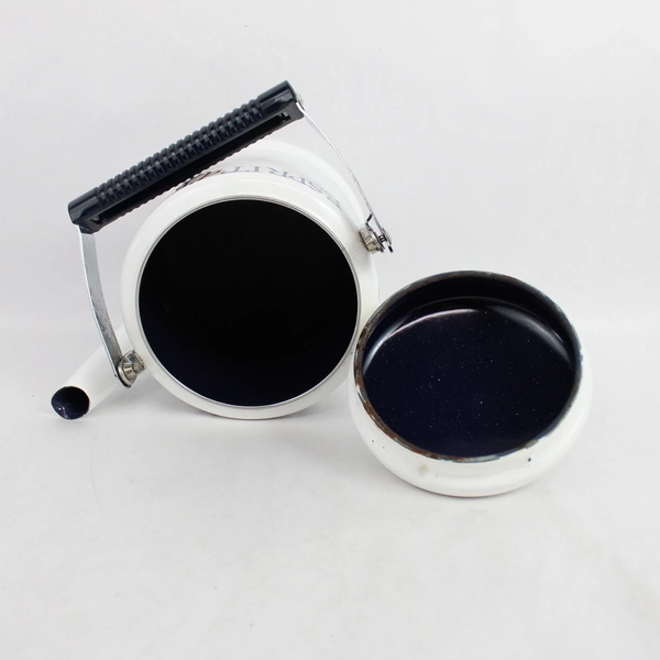 Vtg Fuji Esprit d'Eternel Contempler Metal Tea Kettle Coffee Pot With Handle Lid