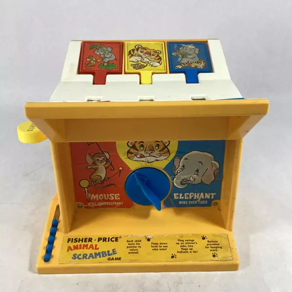 1971 Fisher Price Animal Scramble Game 104 Works