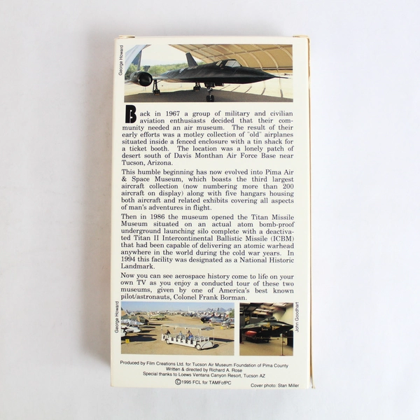 Wings on the Desert VHS 1995 Film Creations Titan Missile Museum