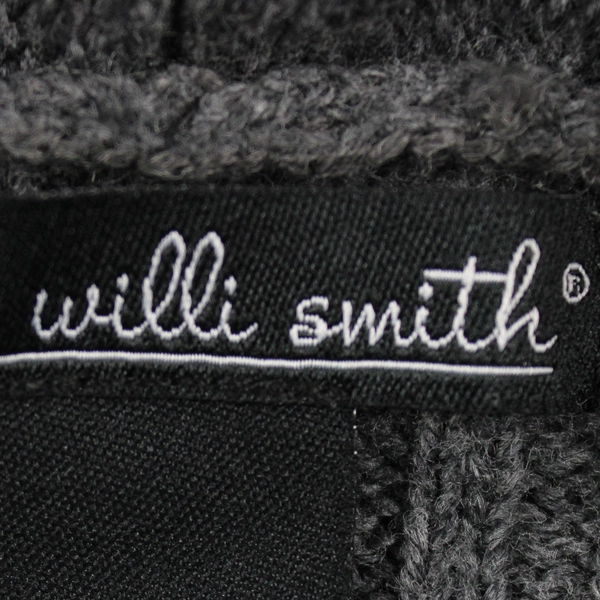 Willi Smith Dark Gray Cotton Blend Open-Front Cardigan Women's Size XL