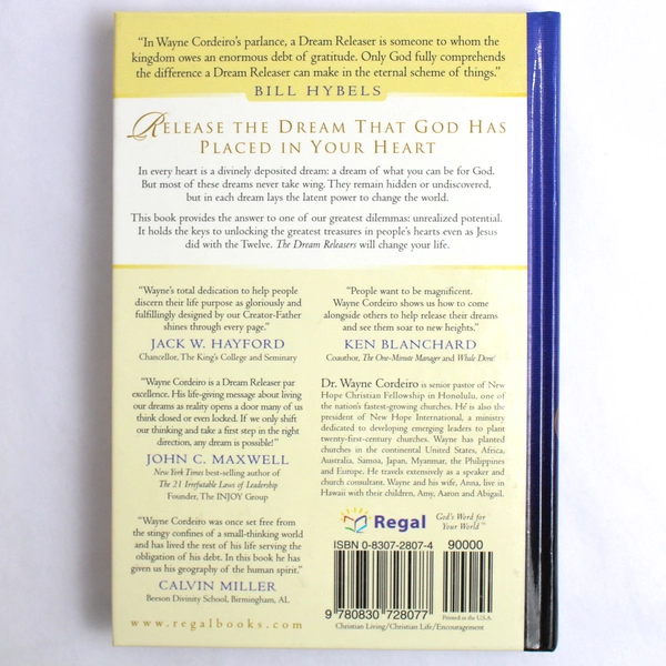 Dream Releasers by Wayne Cordeiro 2002 Hardcover
