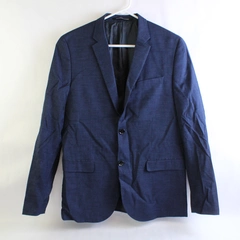 H&M Skinny Fit Solid Blue Blazer Jacket Men's Size 40R