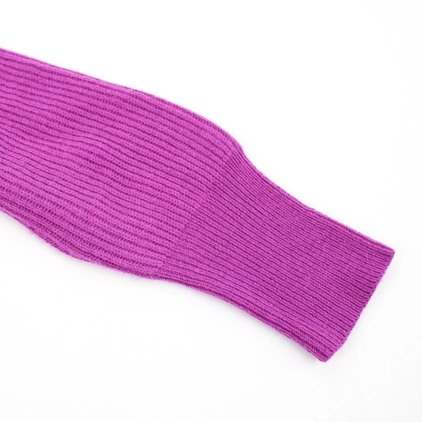 JCPenney Purple Wool Blend Pullover Sweater Women's Size Medium