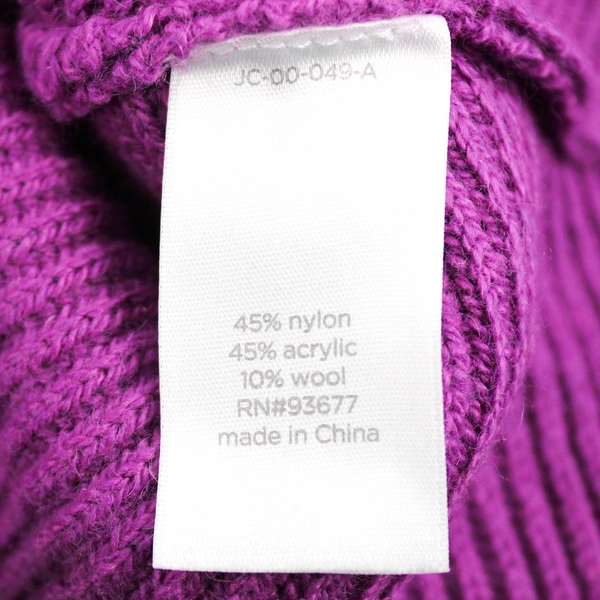 JCPenney Purple Wool Blend Pullover Sweater Women's Size Medium