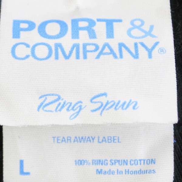 Port & Company Women's Large Sleeveless Black Vintage 1978 Belly Shirt Top