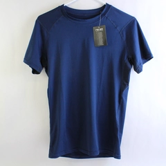 Niksa Women's Small Blue Dri-Fit Short Sleeve Athletic Shirt Activewear Top